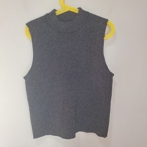 House of Harlow 1960 Silver Glitter Top Size Medium